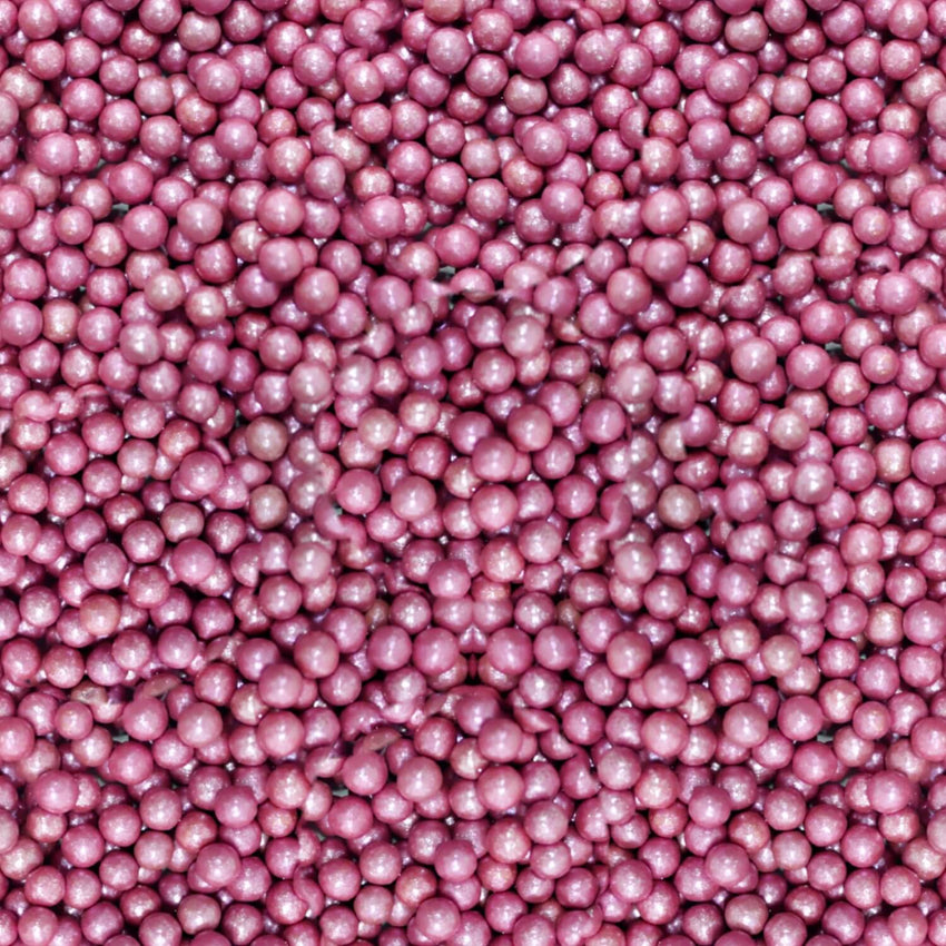 Mauve Disco Balls Sprinkles 6 MM 120 Gms