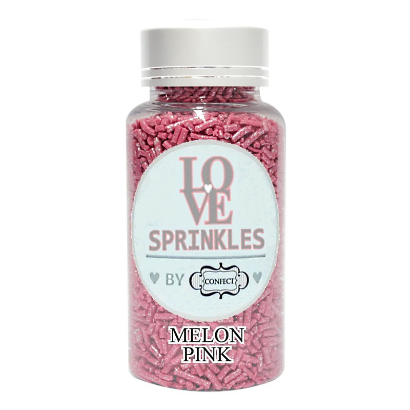Melon Pink Vermicelli Sprinkles 90 Gms