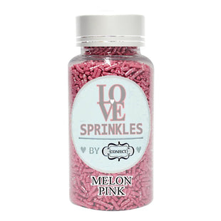 Melon Pink Vermicelli Sprinkles 90 Gms