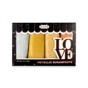 Metallic Sugar Paste Multipack 3 300 gms