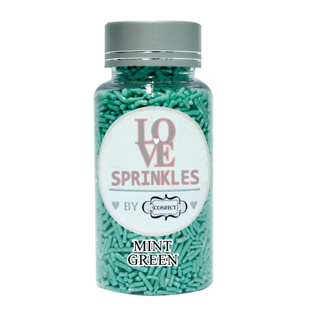 Confect Mint Green Vermicelli Sprinkles 90 Gms