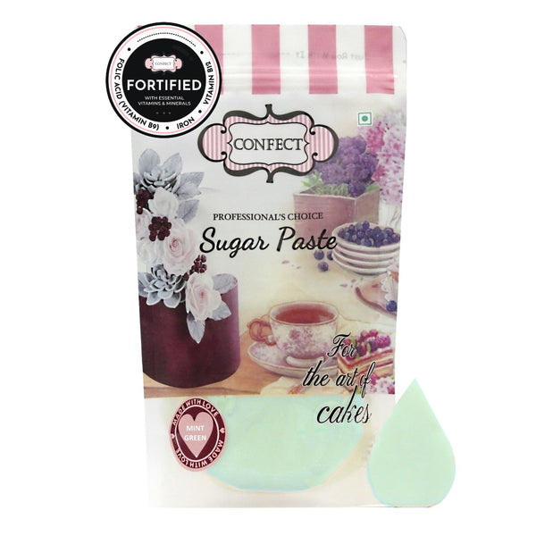 Mint Green Fondant | Edible Nutritional Sugarpaste 1 Kg