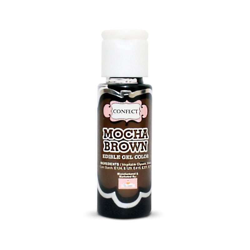 Mocha Brown | Edible Gel Color 20 Gms