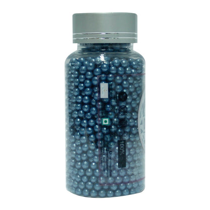 Confect Navy Blue Disco Balls Sprinkles 6 MM 120 Gms