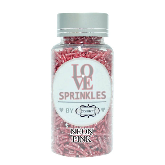 Confect Neon Pink Vermicelli Sprinkles 90 Gms