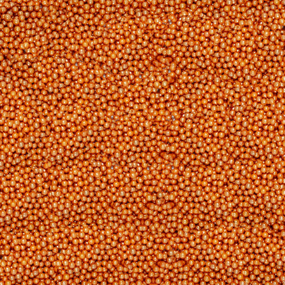 Confect Orange Disco Balls Sprinkles 2 MM 120 Gms
