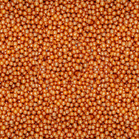 Orange Disco Balls Sprinkles 5 MM 120 Gms