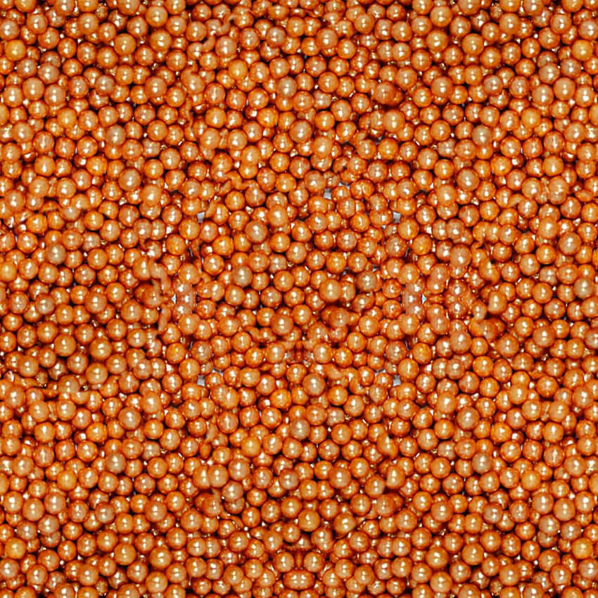 Orange Disco Balls Sprinkles 5 MM 120 Gms
