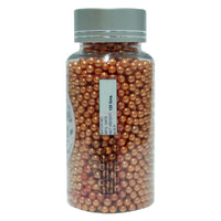 Orange Disco Balls Sprinkles 5 MM 120 Gms