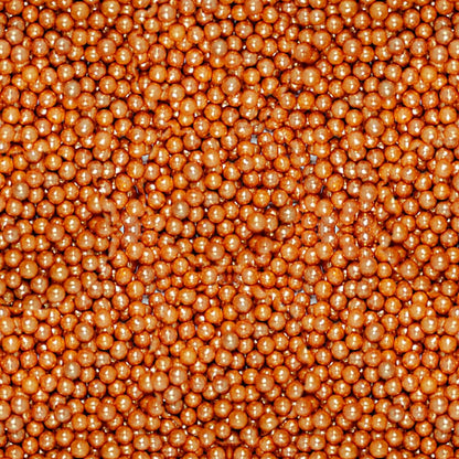 Confect Orange Disco Balls Sprinkles 6 MM 120 Gms