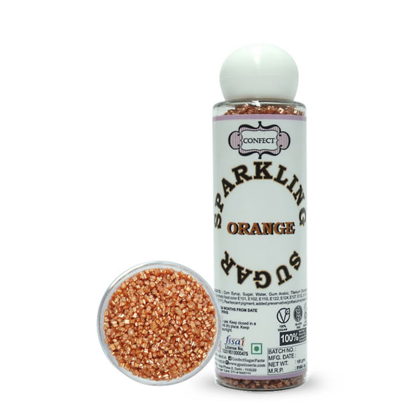 Orange | Sparkling Sugar 100 Gm