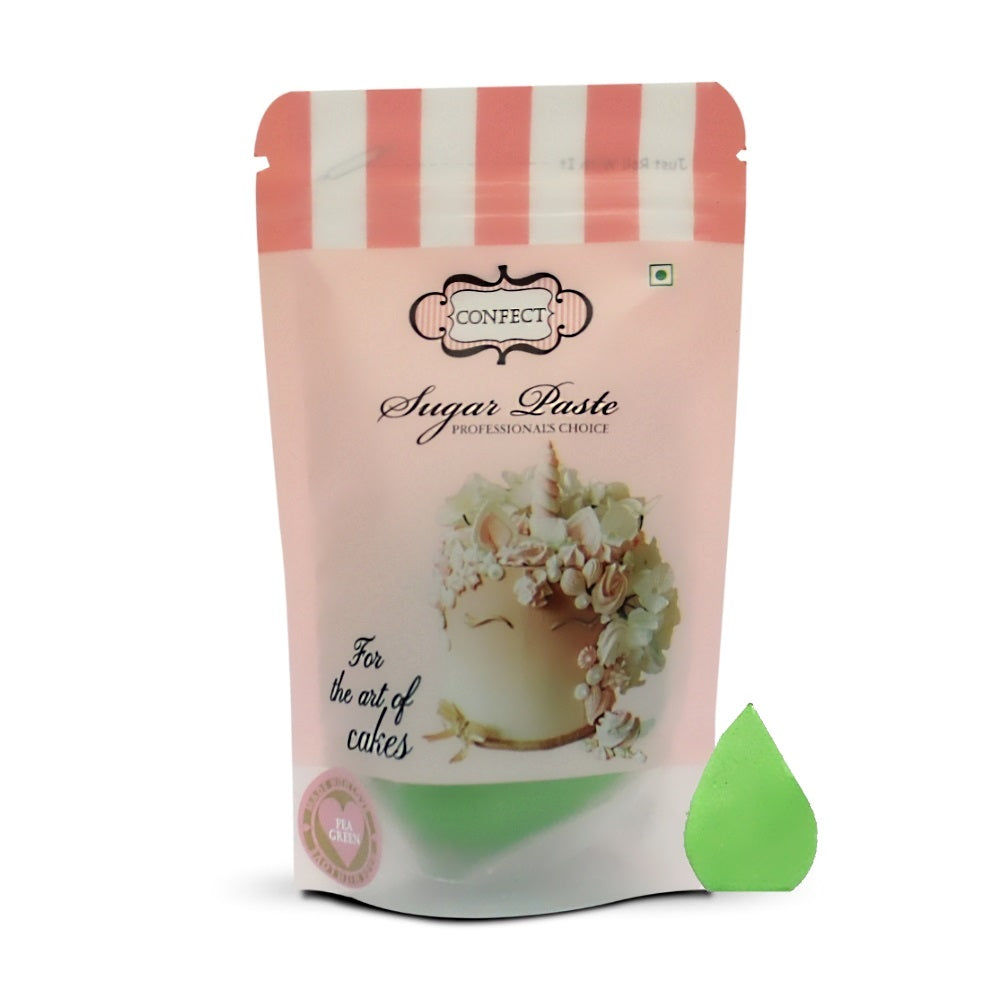 Pea Green Sugar Paste 250 Gms (1)