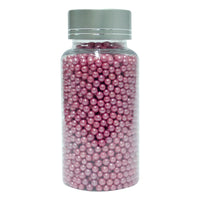 Pink Disco Balls Sprinkles 4 MM 120 Gms