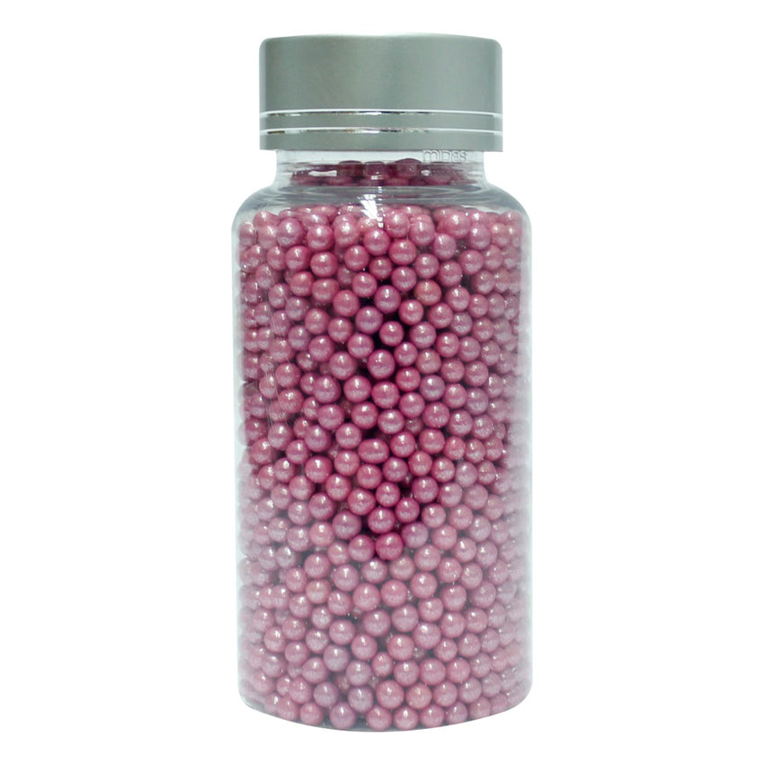 Pink Disco Balls Sprinkles 4 MM 120 Gms