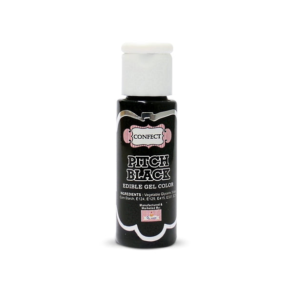 Pitch Black | Edible Gel Color 20ml
