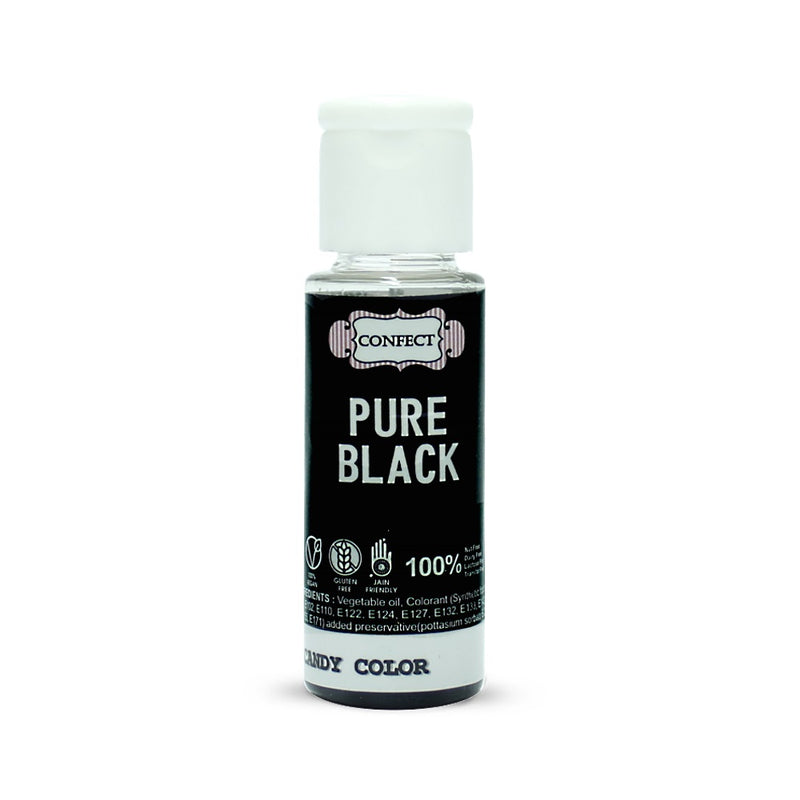 Pure Black | Edible Chocolate Color 25 ml
