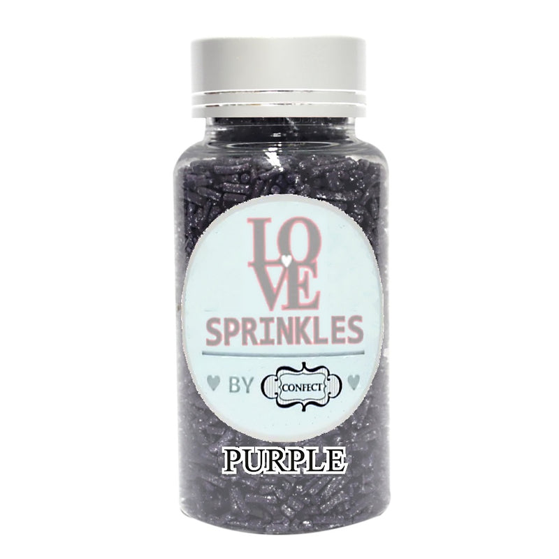 Purple Vermicelli Sprinkles 90 Gms