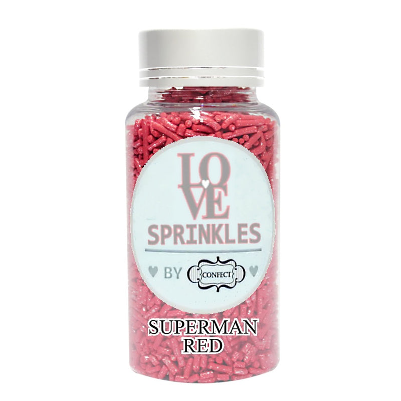 Red Vermicelli Sprinkles 90 Gms
