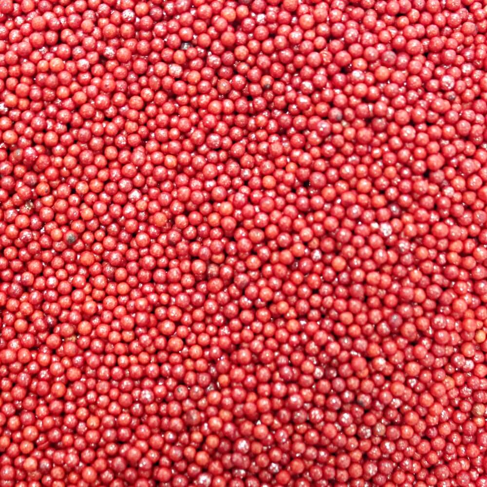 Confect Red Disco Balls Sprinkles 3 MM 120 Gms
