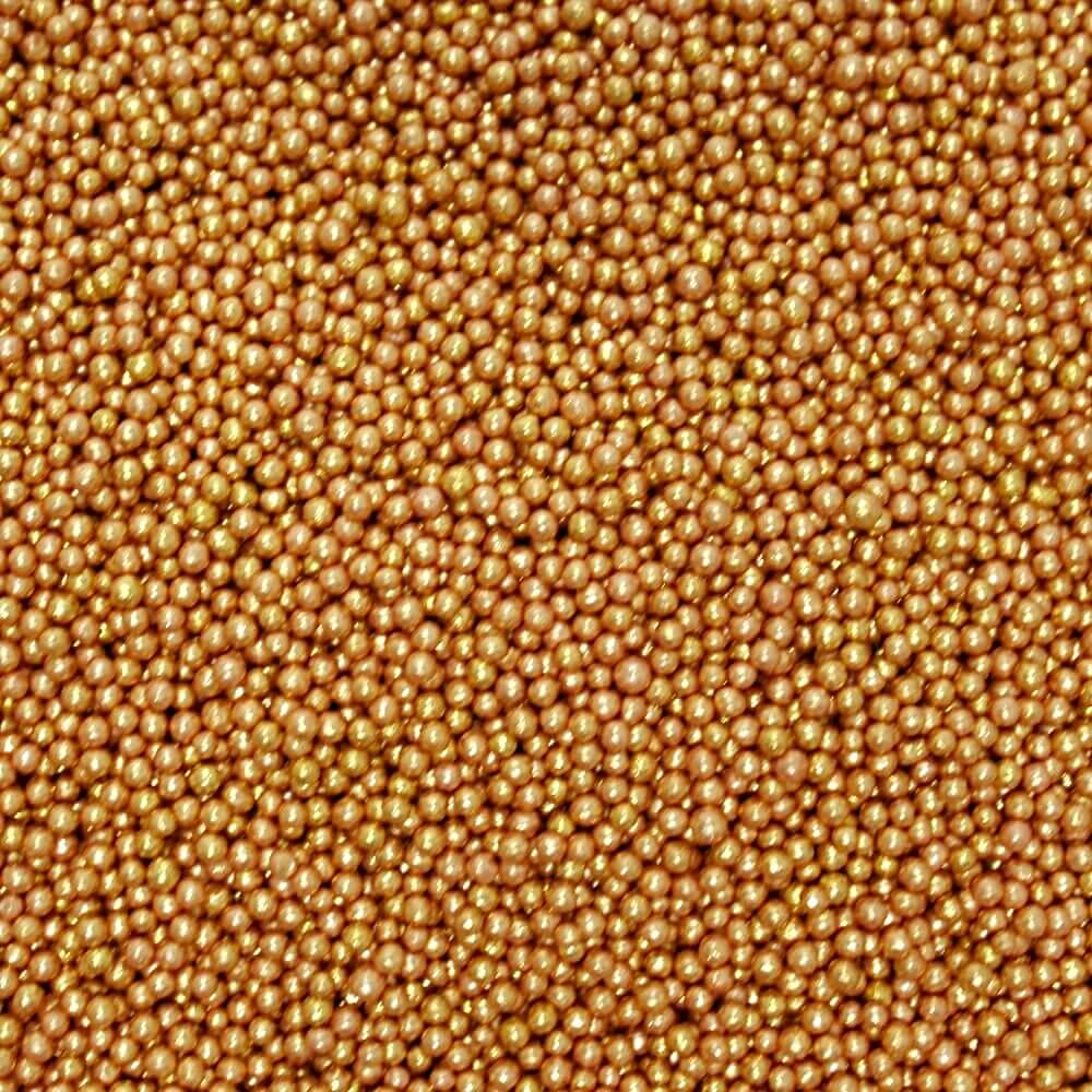 Confect Rose Gold Disco Balls Sprinkles 2 MM 120 Gms