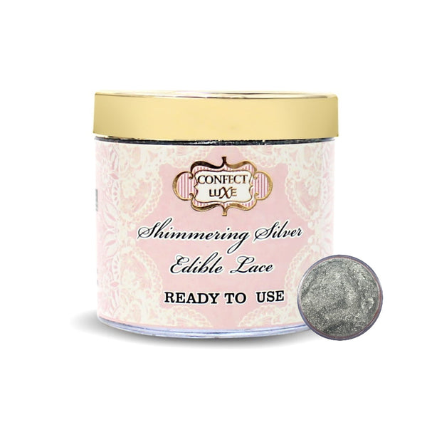 Shimmering Silver | Edible Lace 100g