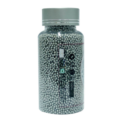 Confect Silver Disco Balls Sprinkles 3 MM 120 Gms