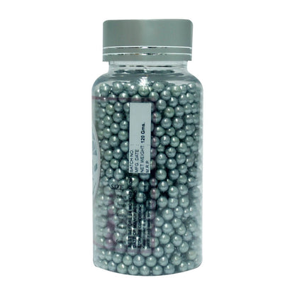 Confect Silver Disco Balls Sprinkles 4 MM 120 Gms