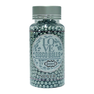 Silver Disco Balls Sprinkles 6 MM 120 Gms