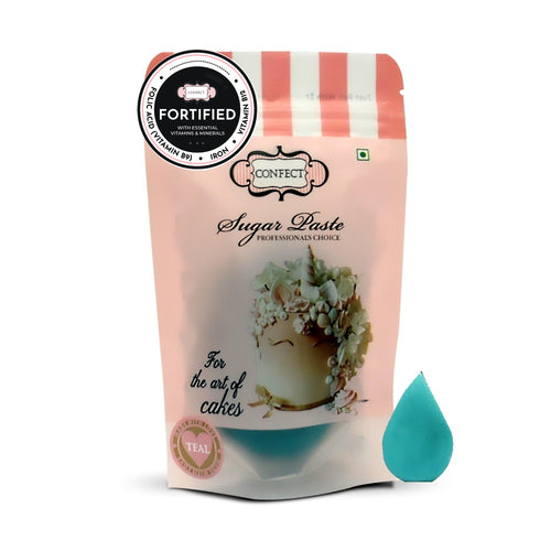 Teal Fondant | Edible Nutritional Sugarpaste 250 Gm