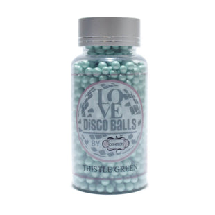Thistle Green Disco Balls Sprinkles 6 MM 120 Gms
