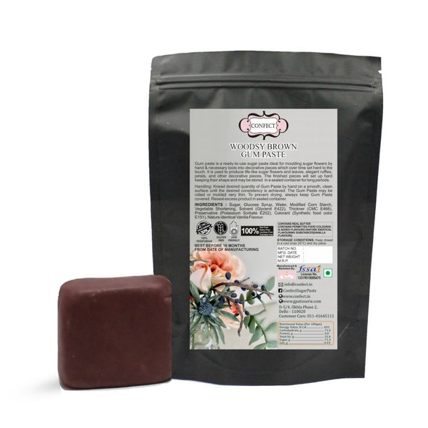 Woodsy Brown | Edible Gum paste 1 Kg