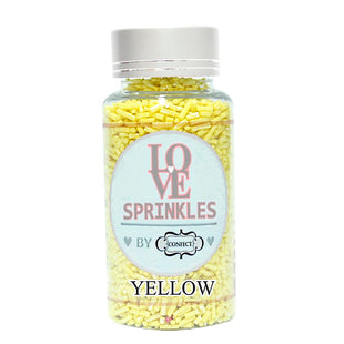 Yellow Vermicelli Sprinkles 90 Gms
