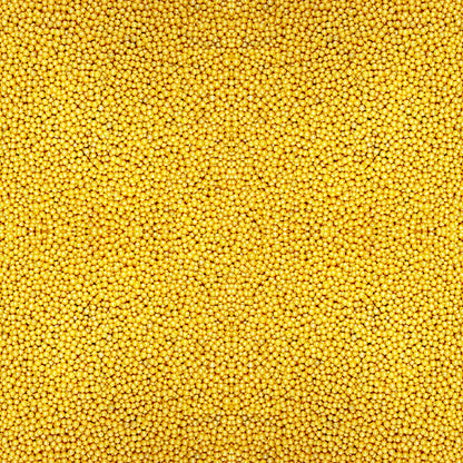 Confect Yellow Disco Balls Sprinkles 2 MM 120 Gms
