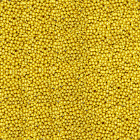 Yellow Disco Balls Sprinkles 3 MM 120 Gms