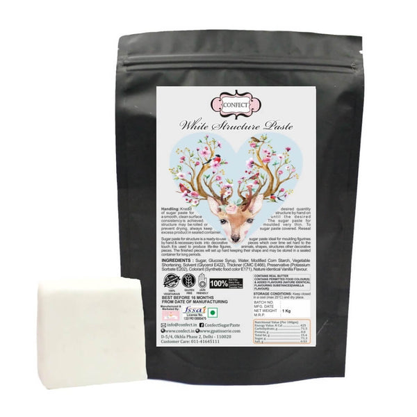 White | Edible Structure Paste